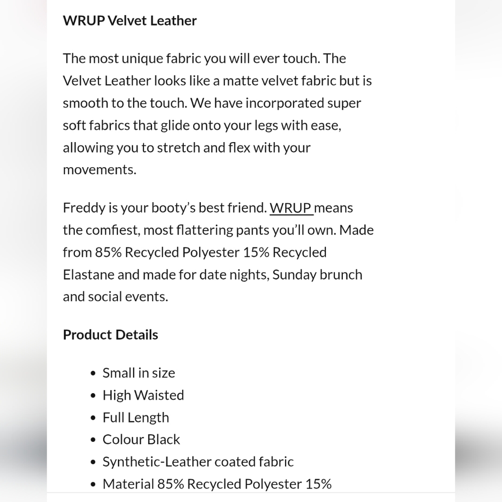 Freddy Women's Black Leggings - Picture 8 of 10